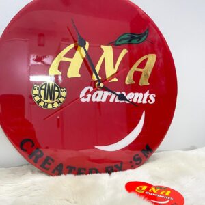 Handmade Resin Wall Clock – Custom Decorative Clock for Home & Office | ANA Garments Design