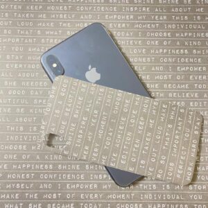 Positive Vibe Affirmation Phone Cover