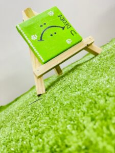 You Decide - Smiley Face Mini Canvas Painting