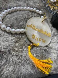 Car Hanging - Pearl & Resin with Dori & Tassel