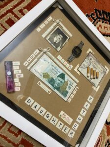 Personalized Shadow Box for Father and Daughter