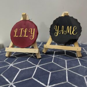 Customized Resin Coaster with Stand