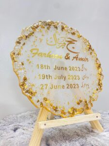 Personalized Hajj Mubarak Plaque | Islamic Pilgrimage Gift
